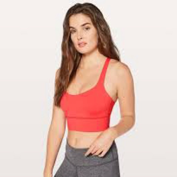 lululemon athletica Other - Lululemon Free to Be longline bra - vivid flame